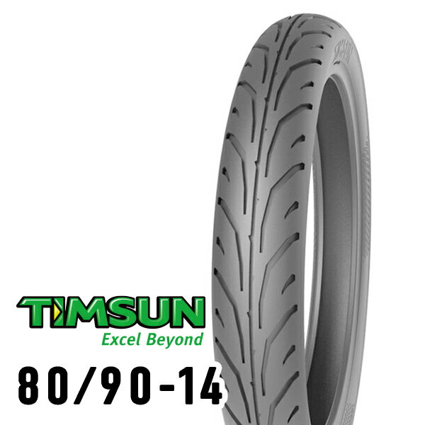 TIMSUN(ティムソン) バイク タイヤ TS602 80/90-14 40N TL フロント/リア TS-602 1