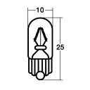 スタンレー(STANLEY) バイク メーター球 メーターポジション球 WB125 12V3.4W