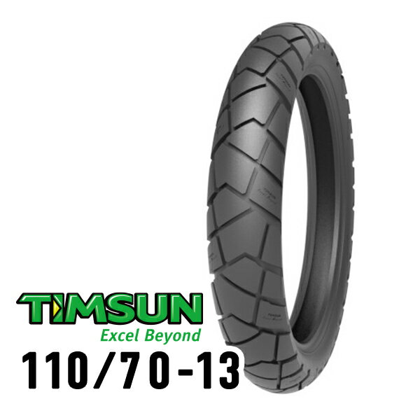 TIMSUN(ティムソン) バイク タイヤ ストリートハイグリップ TS880F 110/70-13 48S TL フロント TS-880F NMAX125(SED6J/SEG6J)｜NMAX155(SG50J/SG66J)