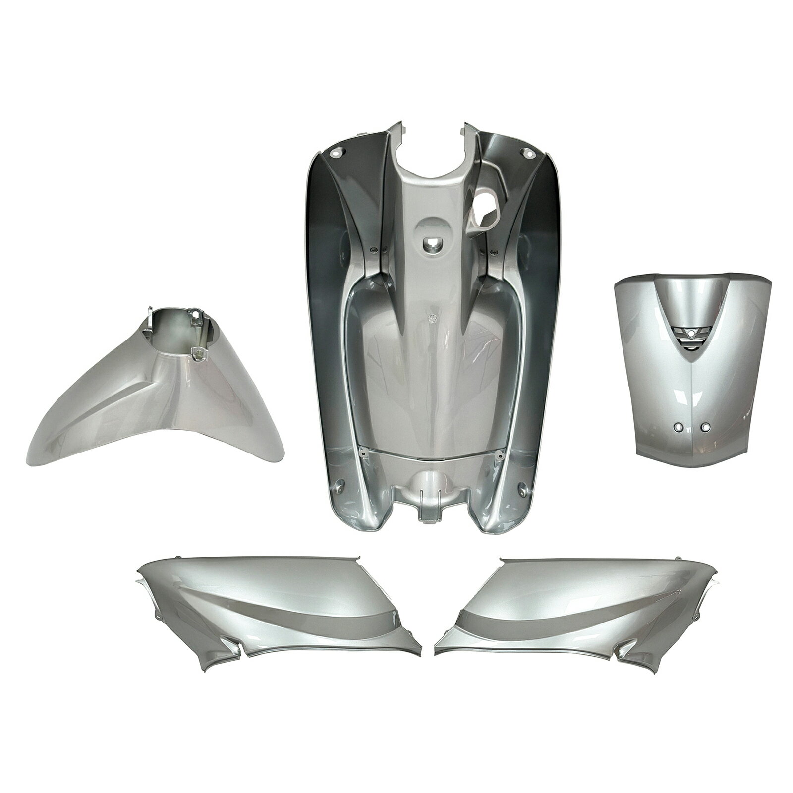 ホンダ トゥデイ TODAY AF61 外装 5点 カウル セット シルバー エナジープライス