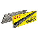 DID(大同工業) VXシリーズチェーン 520VX3-120L ZJ(カシメ) スチール