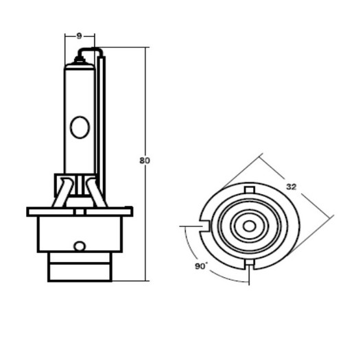 スタンレー STANLEY 自動車 DL04 純正HIDバーナー D4S