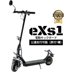 電動キックボード eXs1(エクスワン) ベストバイに選出 [一般原付/免許証必要]