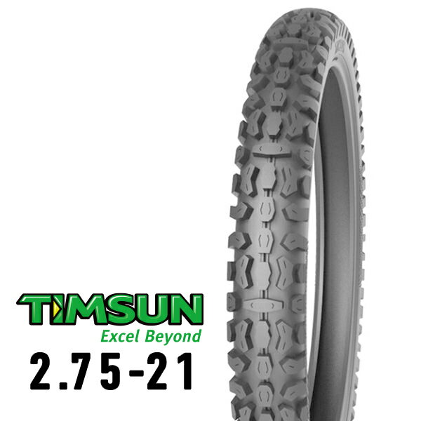 TIMSUN(ティムソン) バイク タイヤ TS826 2.75-21 4PR TT フロント TS-826