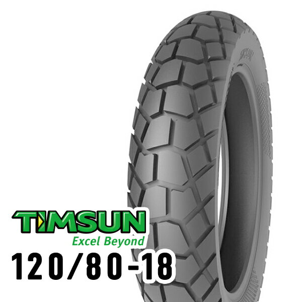 TIMSUN(ティムソン) バイク タイヤ TS822 120/80-18 62P TL リア TS-822