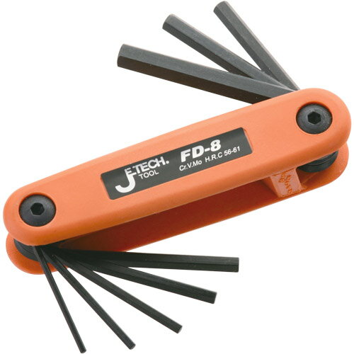 JETECH TOOL 折りたたみ6角レンチ9本セット 工具 整備 メンテナンス