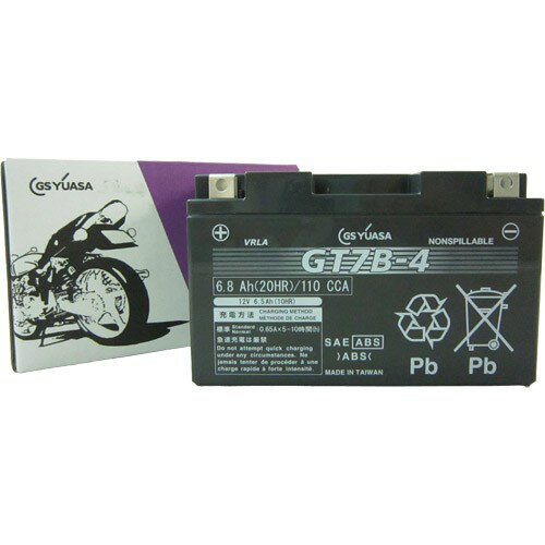 GSユアサ(ジーエスユアサ) バイク GT7B-4 VRLA(制御弁式)バッテリー 密閉型MFバッテリー