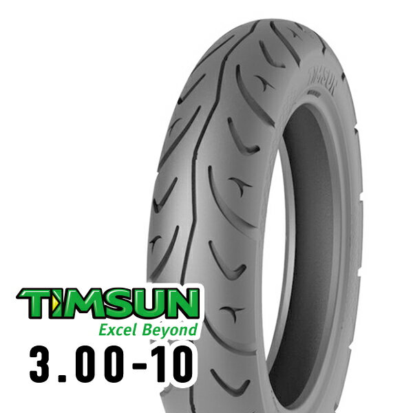 TIMSUN(ティムソン) バイク タイヤ TS600 3.00-10 42J TL フロント/リア TS-600