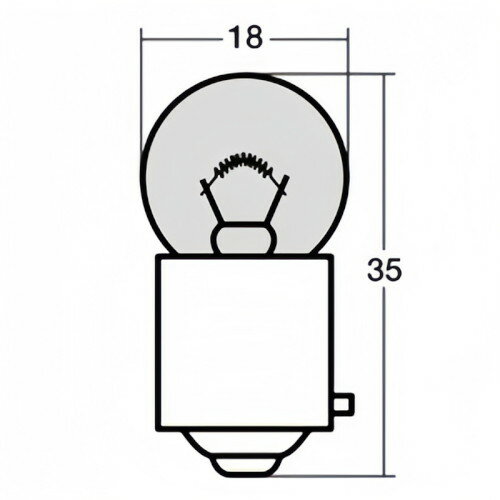 スタンレー(STANLEY) バイク ウィンカー テール球 ウィンカー球 A4125A 12V10W アンバー Giorno AF70 NCH50B/NCH50SHD/NCH50C