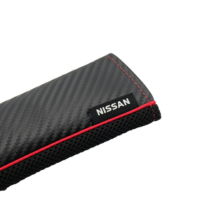 海外日産純正 シートベルト カバー パッド ブラック 2個 セット クリックポスト送付