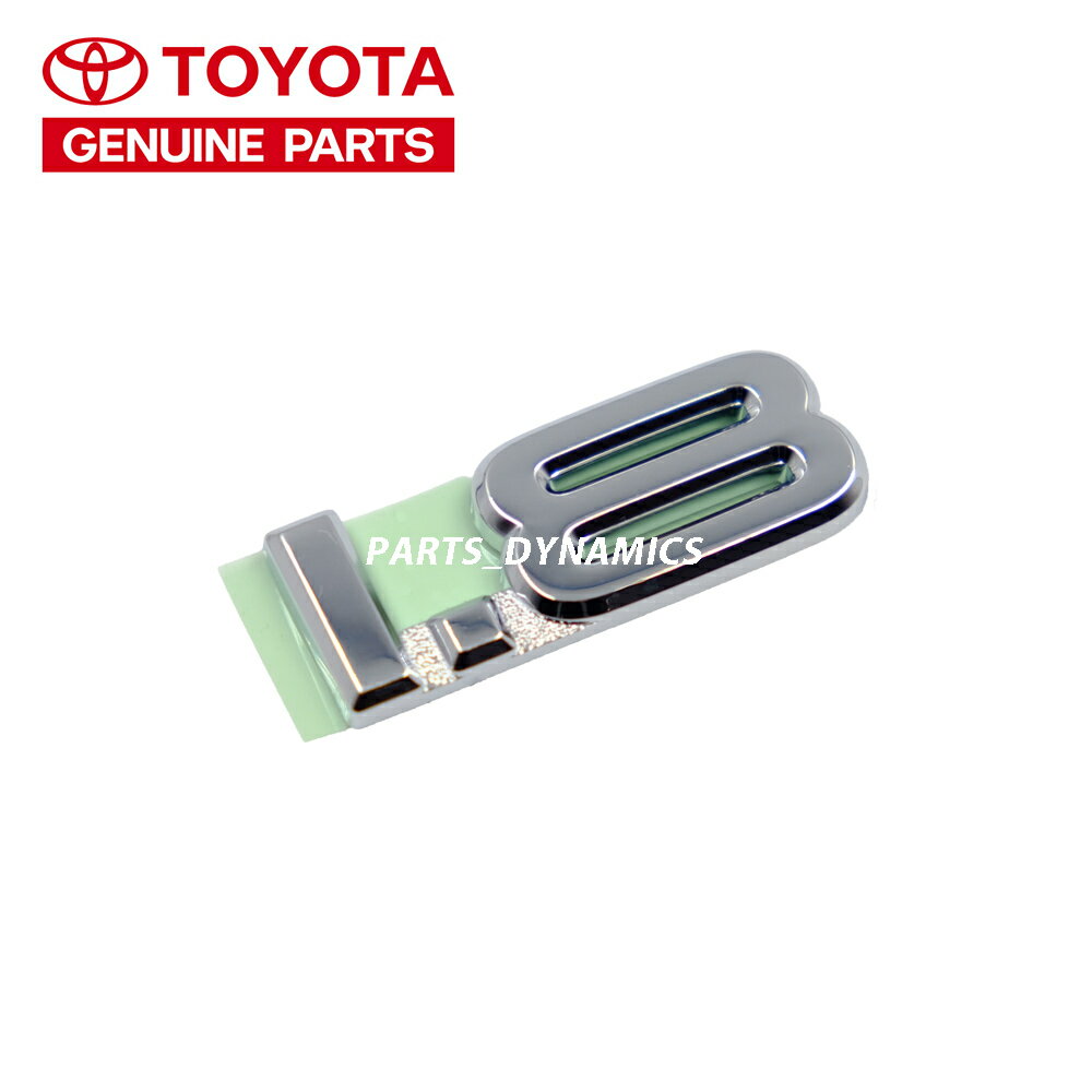 1.8 エンブレム トヨタ 純正 TOYOTA LEXUS レクサス 海外 輸出仕様 縦 1.9cm x 横 4.8cm TOYOTA GENUINE PARTS クリックポスト送付
