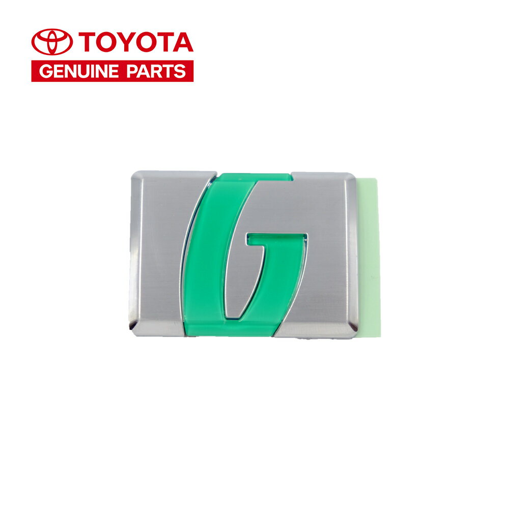 G エンブレム トヨタ 純正 輸出仕様 縦 3.5cm x 横 4.6cm VITZ YARIS ヴィッツ ヤリス TOYOTA GENUINE ..