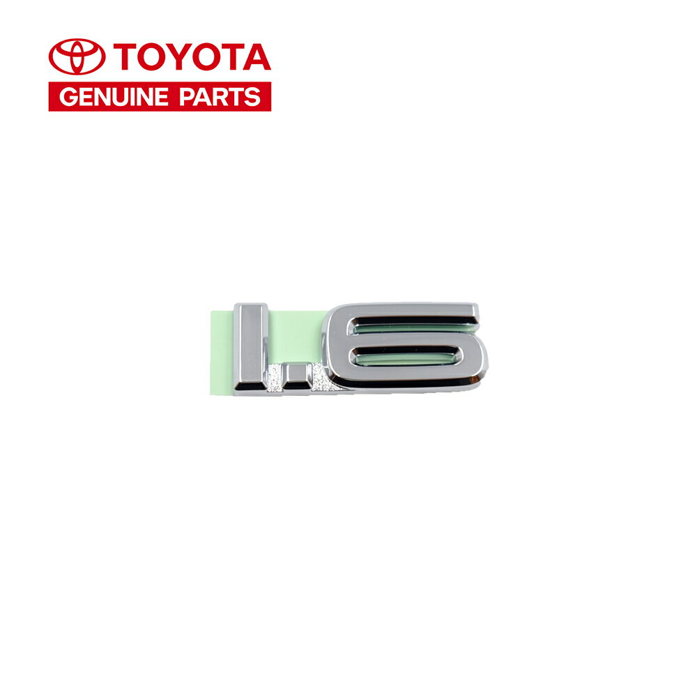 1.6 エンブレム トヨタ 純正 TOYOTA LEXUS 海外 輸出仕様 縦 1.9cm x 横 4.9cm TOYOTA GENUINE PARTS クリックポスト送付