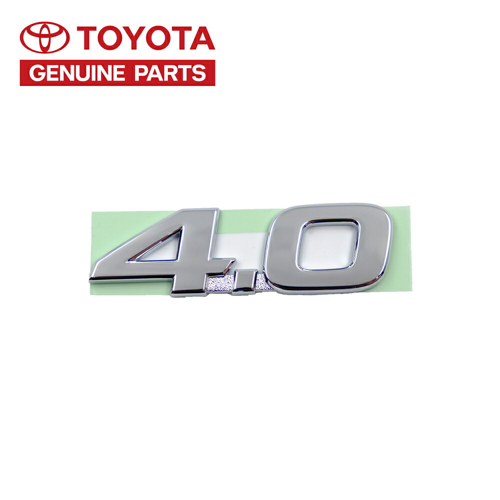 4.0 ֥ ȥ西  TOYOTA LEXUS  ͢л  2.1cm x  7.4cm TOYOTA GENUINE PARTS åݥ