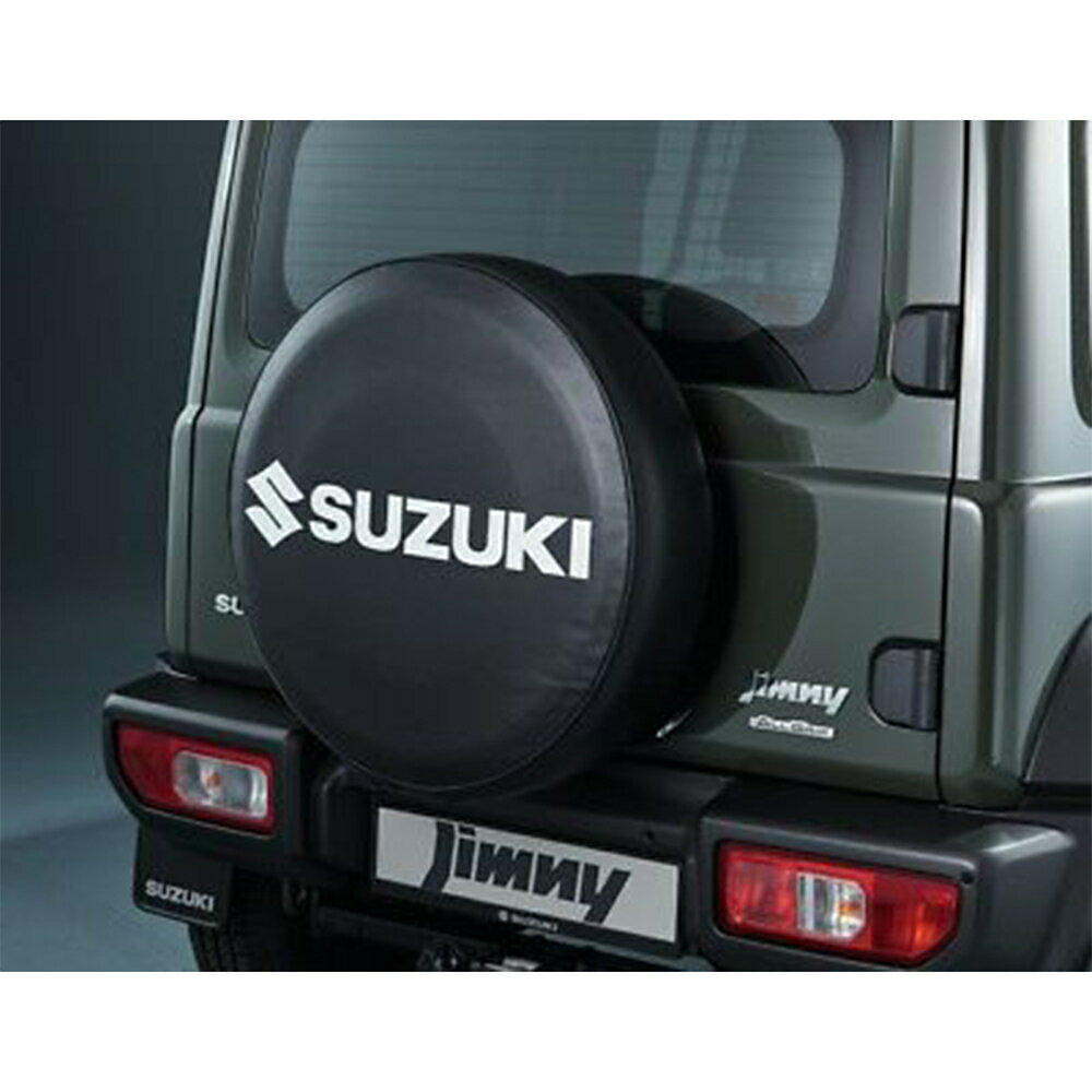 SUZUKI JIMNY SIERRA 純正 ジムニーシエラ 専用 スペアタイヤカバー 背面 海外 スズキ 輸出仕様 SUZUKI GENUINE PARTS