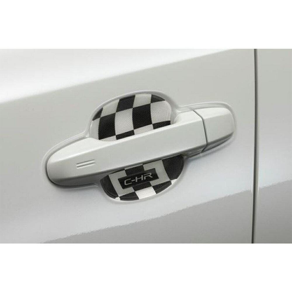 C-HR トヨタ 海外 純正 ドアハンドルカバー ガーニッシュ ボウル チェッカー 輸出仕様 NGX50 ZYX10 TOYOTA GENUINE PARTS