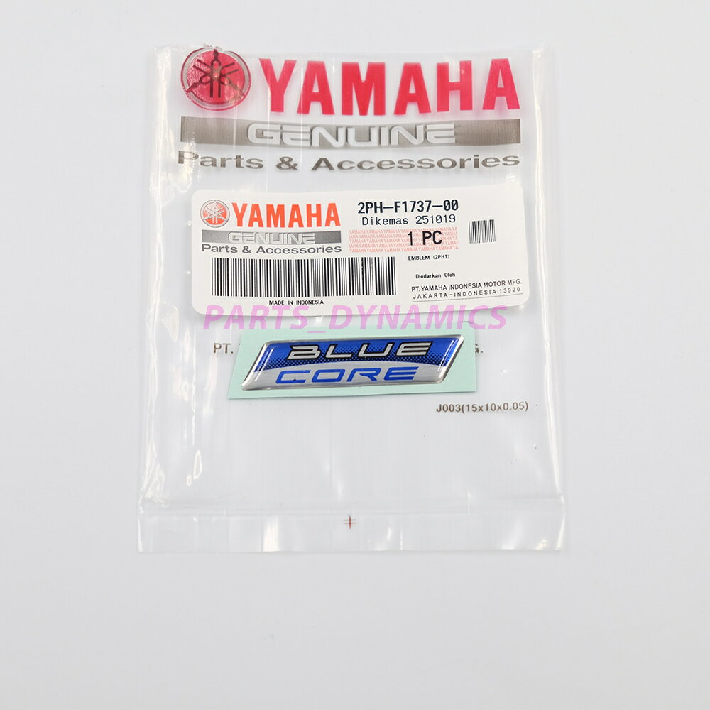 ヤマハ純正 BLLUE CORE マーク エンブレム ブルーコア YAMAHA GENUINE PARTS クリックポスト送付