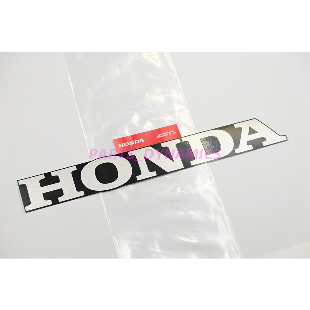 ホンダ純正 HONDA ステッカー ブラック x シルバー HONDA GENUINE PARTS クリックポスト送付...