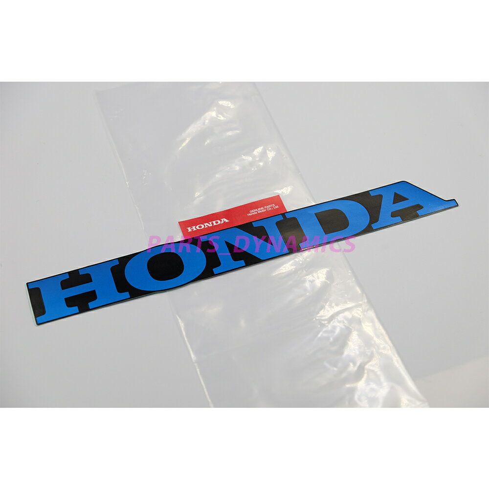 Rakuten - ホンダ純正 HONDA ステッカー ブラック x ブルー 縦 3.5cm x 横 28cm HONDA GENUINE PARTS クリックポスト送付