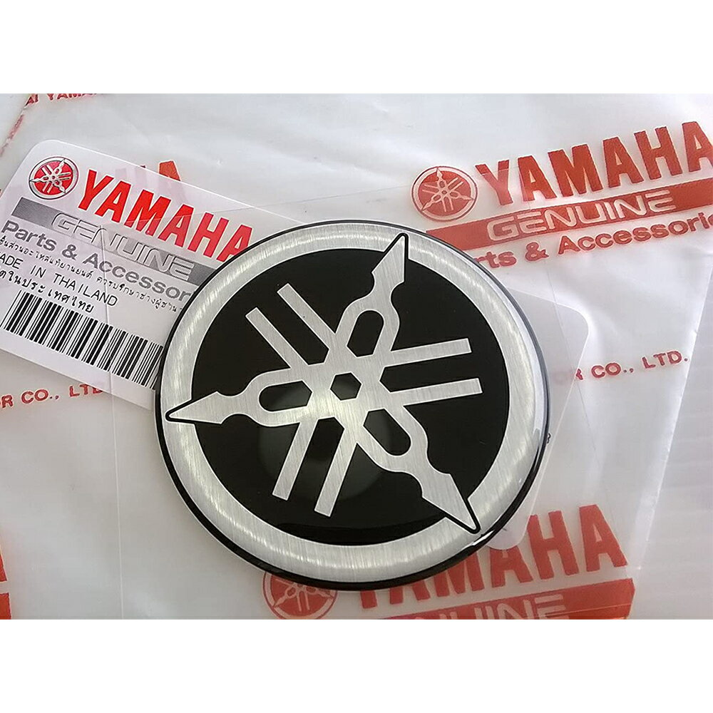 ヤマハ純正 音叉 マーク エンブレム Tuning Folk 直径 50mm YAMAHA GENUINE PARTS クリックポスト送付