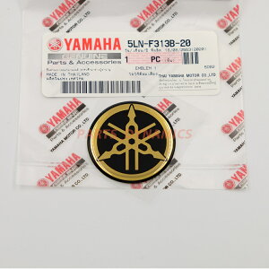 ヤマハ純正 音叉 マーク エンブレム Tuning Folk 外径 40mm YAMAHA GENUINE PARTS クリックポスト送付