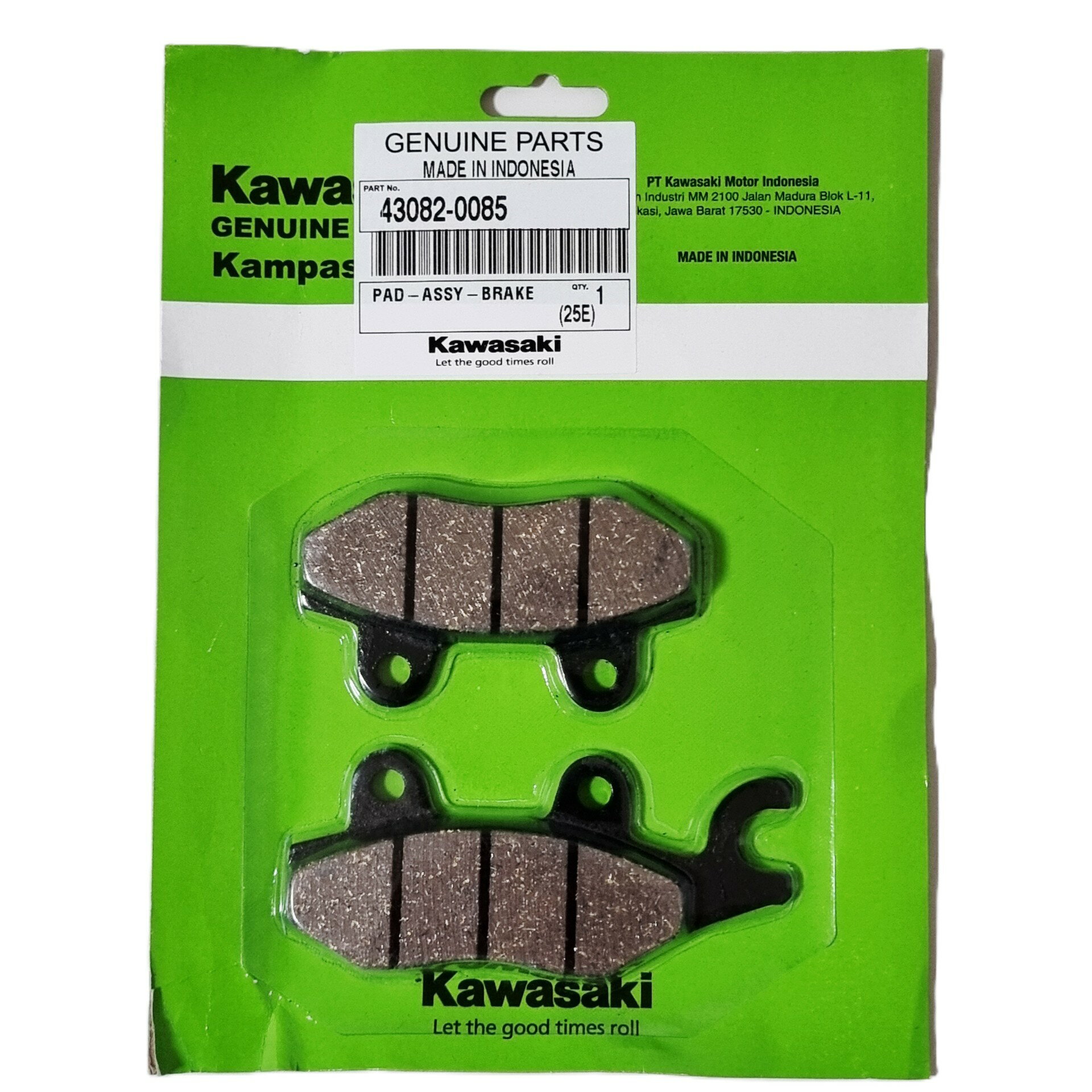 Rakuten - カワサキ 純正 ブレーキパッド 43082-0085 KAWASAKI GENUINE PARTS