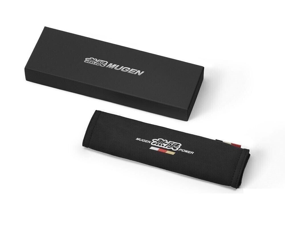 乐天商城 - 無限 MUGEN ホンダ 純正 シートベルトパッド カバー スエード調 輸出仕様 HONDA GENUNE ACCESSORIES