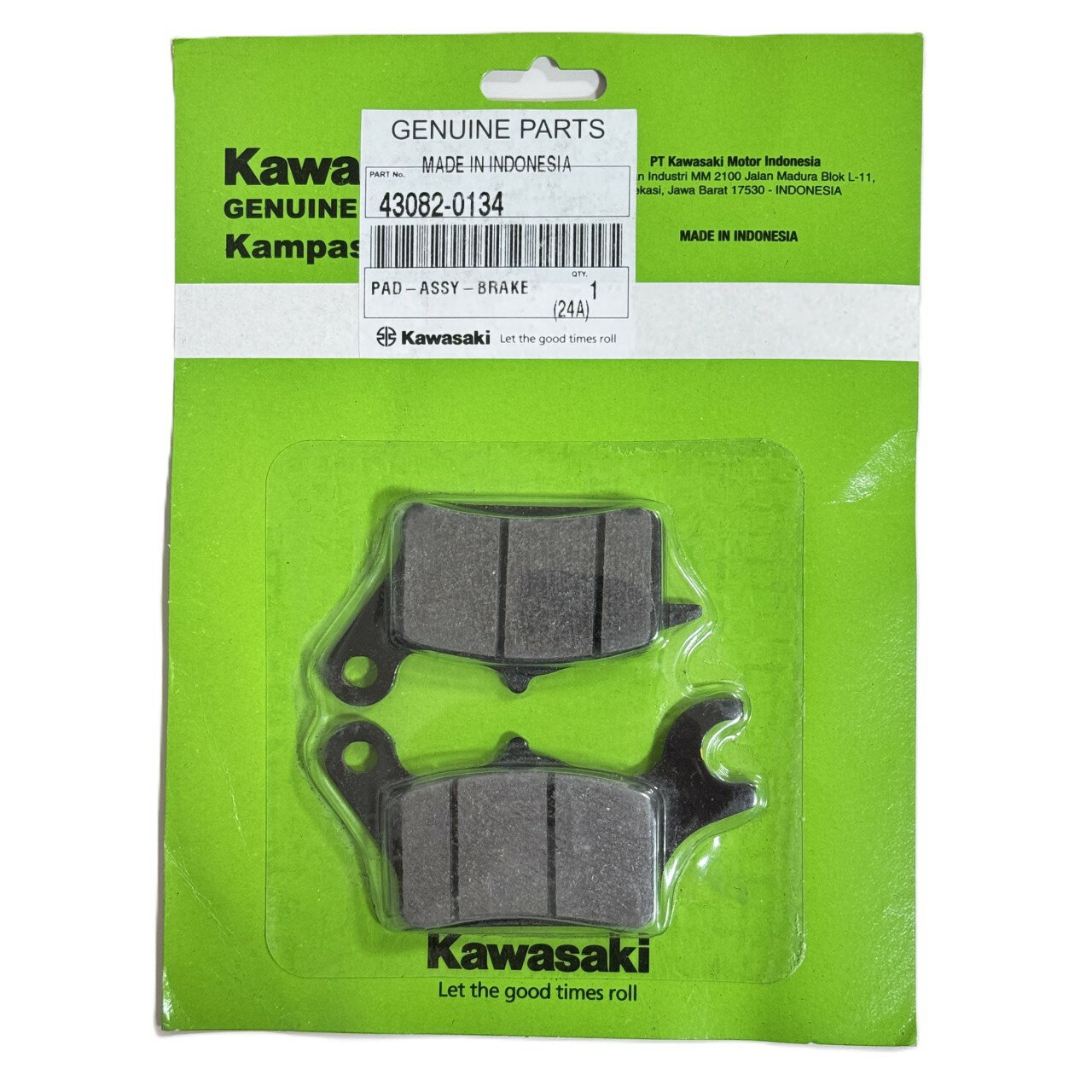 乐天商城 - カワサキ 純正 43082-0134 ブレーキパッド フロント Z125 PRO KAWASAKI GENUINE PARTS