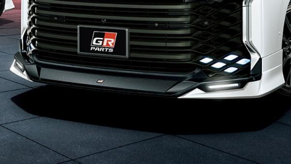 TRD 90系 ヴォクシー GRフロントスポイラー（LED付） アドバンスト パーク無車用 ホワイトパールクリスタルシャイン MS341-28054-A0