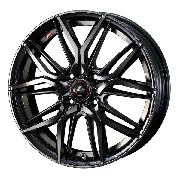 Weds LEONIS LM 15インチ 4H PCD100 4.5J +45 PBMC/TI 1本 40773