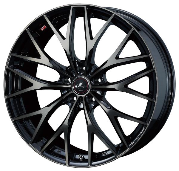 Weds LEONIS MX 17インチ 5H PCD114.3 6.5J +53 PBMC/TI 1本 37417