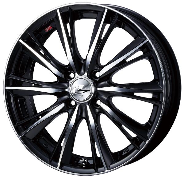 Weds LEONIS WX 14インチ 4H PCD100 4.5J +45 BKMC 1本 33855
