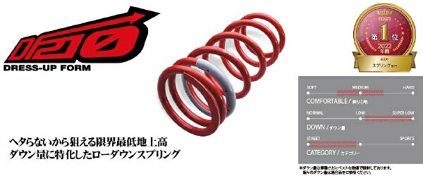TANABE カローラフィールダー NZE141G DF210ダウンサス NZE141GDK