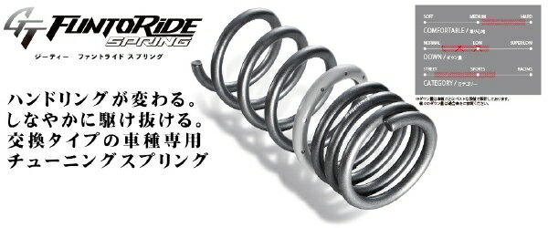 TANABE GRカローラ GZEA14H GT FUNTORIDE SPRING 1台分セット GZEA14HFK