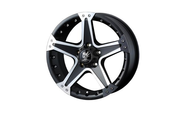 WEDS ADVENTURE MUD VANCE 01 17 5H PCD114.3 7.0J +40 MAT BLACK POLIS...
