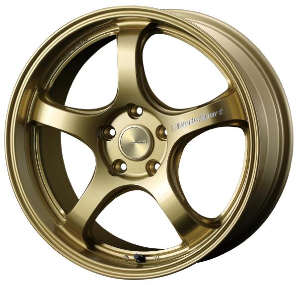 WEDSSPORT RN05M 18インチ 5H PCD114.3 7.5J +45 GOLD 1本