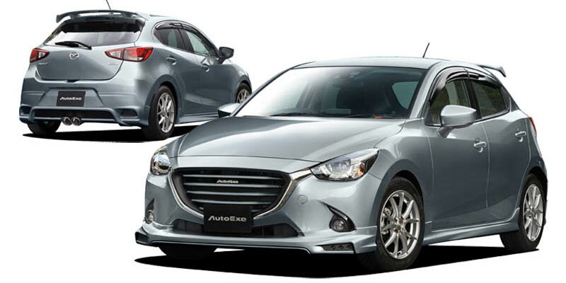 オートエクゼ デミオ DJ系 サイドスカートセット MDJ2300