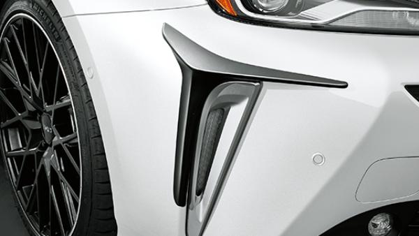 Front Spoiler - TRD 50系 後期 プリウス フロントバンパーカナード PVM付車用 MS345-47001