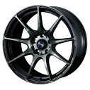WEDSSPORT SA99R 18インチ 5H PCD100 7.5J +45 WBC 2本 73901(2)