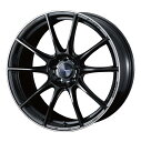 WEDSSPORT SA25R 19C` 5H PCD114.3 9.5J +48 METAL BLACK F 2{