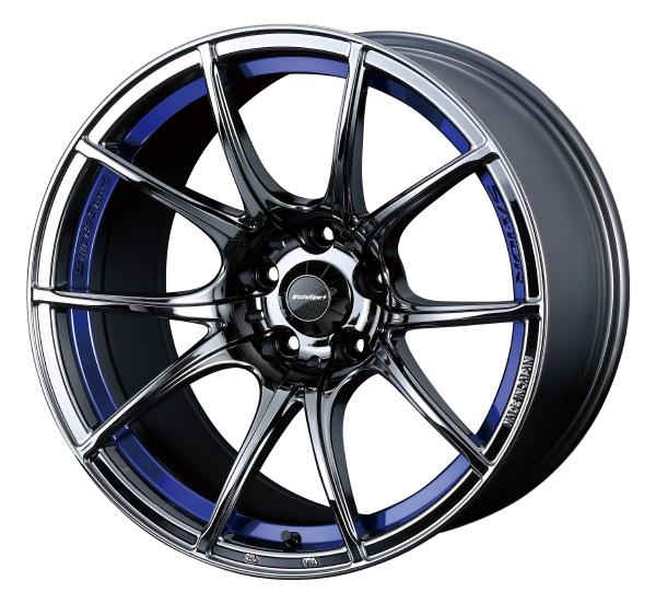 WEDSSPORT SA10R 18インチ 5H PCD100 8.5J +45 BLC 2本 1