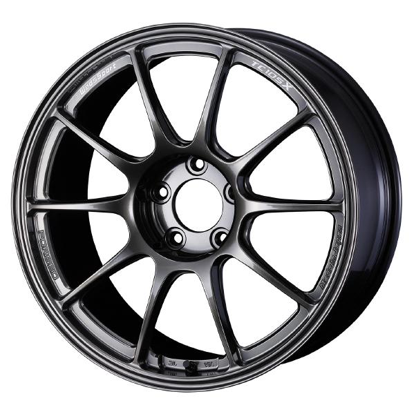 WEDSSPORT TC-105X FORGED 17インチ 5H PCD100 7.5J +44 EJ-TITAN 4本 74102