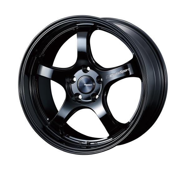 WEDSSPORT RN05M 18インチ 5H PCD100 9.5J +45 GLOSS BLACK 4本