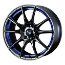 WEDSSPORT SA25R 17インチ 5H PCD114.3 7.5J +45 BLC2 4本 1