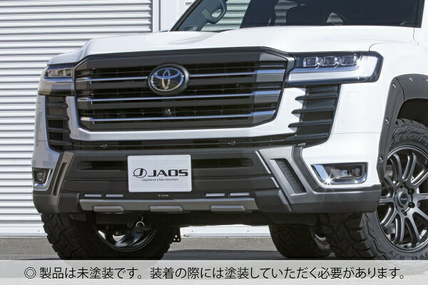 JAOS ランドクルーザー 300系 ZX フロントバンパーガード 未塗装品