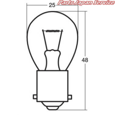 A4577A 12V23W S25 BA15s 電球 スタンレー