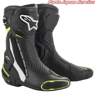 SMX PLUS V2 BOOT [125 BLACK WHITE YELLOW FLUO] 40/25.5cm 2221019 アルパインスターズ