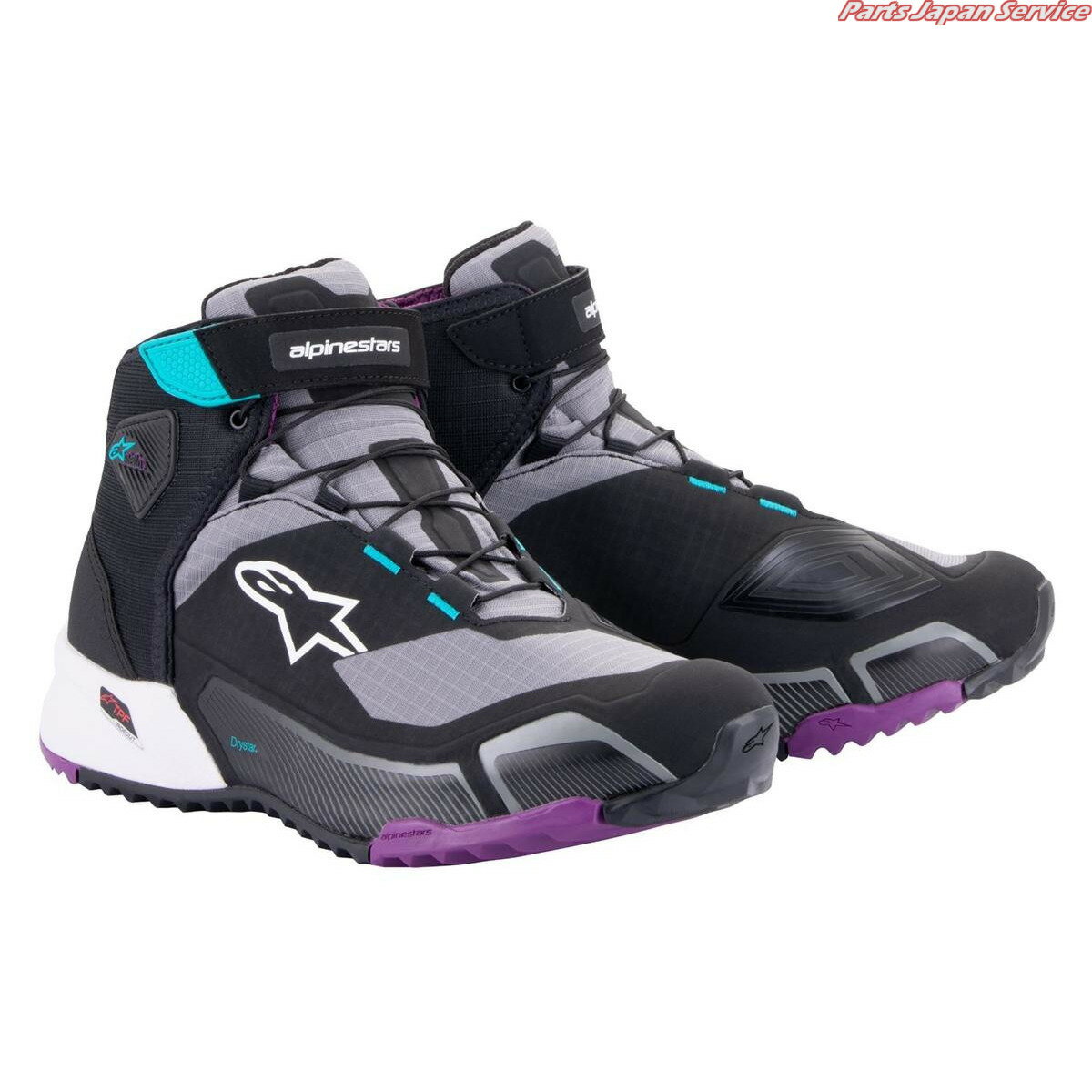 CR-X WOMEN DRYSTAR RIDING SHOE [1370BK GY PLUM TL] 5.5/23.0cm 2611523 アルパインスターズ
