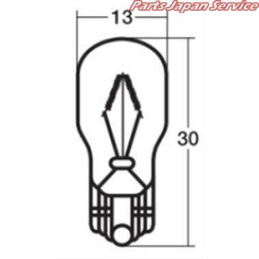 WB423 12V8W T13 W2.1X9.5d ウエッジB スタンレー