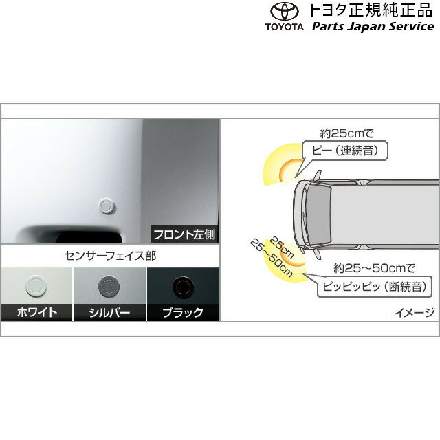 200系ハイエース コーナーセンサー(フロント左右)(設定1) トヨタ TRH211K TRH216K GDH211K TRH221K TRH..